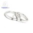 แหวนทองคำขาว แหวนเพชร แหวนคู่ แหวนแต่งงาน แหวนหมั้น - RC3041DWG-9K